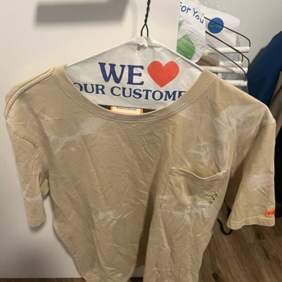 Mens, Scotch and Soda, beige tie-dye t-shirt. New with tags - Picture 1 of 2